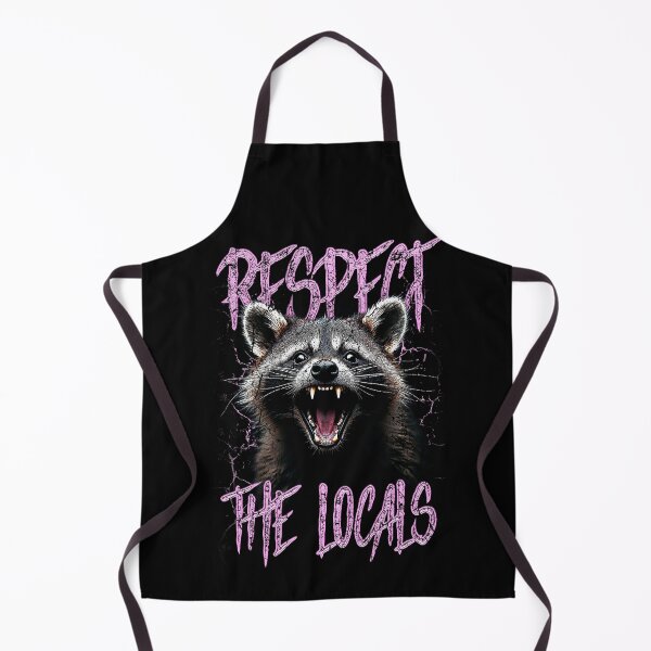 Item preview, Respect The Locals Funny Raccoon Street Cat designed and sold by JRRTs.