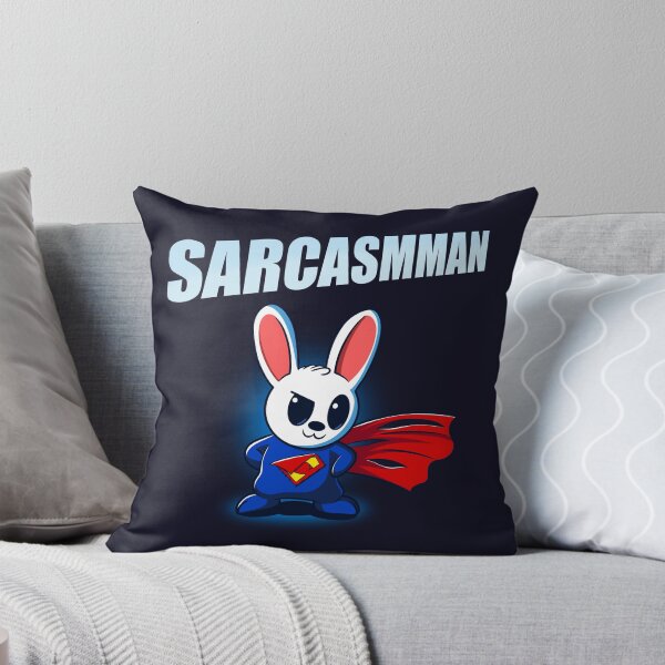 Item preview, Sarcasmman Bunny Superhero Parody designed and sold by RedPandaTee.
