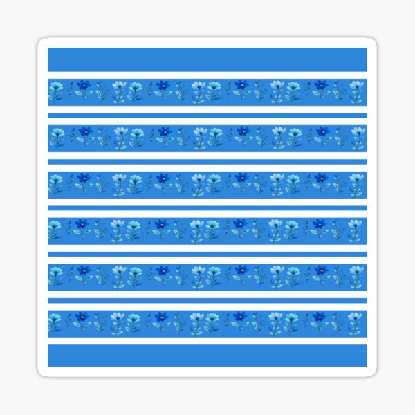Artikel-Vorschau von Bluer than Blue Collection – Ein Wandteppich aus winzigen blauen Blumen, designt und verkauft von Dailywalker22.