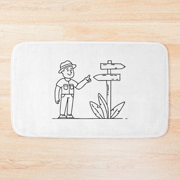 Item preview, Park ranger guiding visitors near a park signpost designed and sold by rasagamastore.