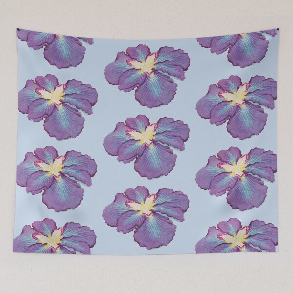 Item preview, Whimsical Vintage Iris Art Print: Japanese Elegance & Fantasy designed and sold by Starpuffdesign.