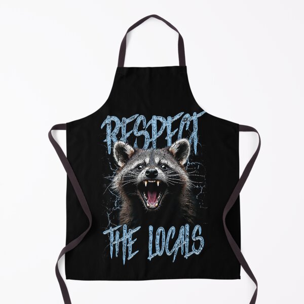 Item preview, Respect The Locals Funny Raccoon Street Cat designed and sold by JRRTs.
