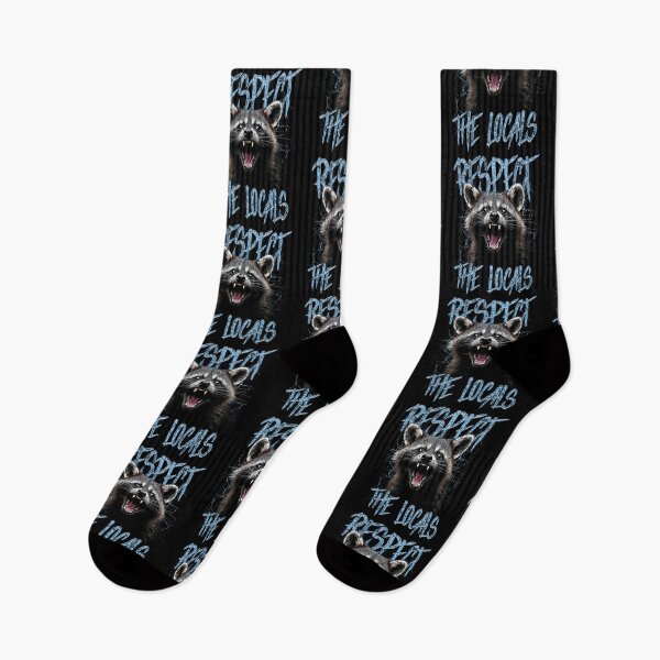 Item preview, Respect The Locals Funny Raccoon Street Cat designed and sold by JRRTs.