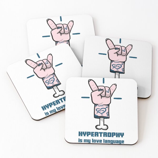 Item preview, Hypertrophy is my love language designed and sold by TAP INTO MY BRAIN - Menopause and Strength Humor.