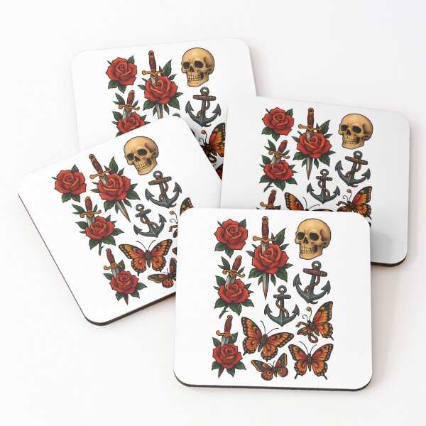 Item preview, old school tattoo Style Art designed and sold by Uglyandcute.