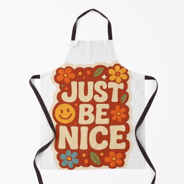 Item preview, JUST BE NICE Retro Positive Quote Sticker designed and sold by The-Onyxx.
