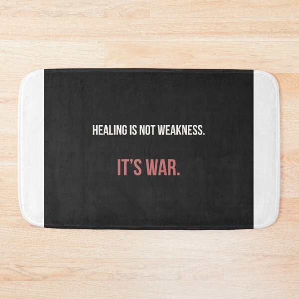 Item preview, Healing is not weakness – fierce emotional recovery quote print designed and sold by KWkindwaves.