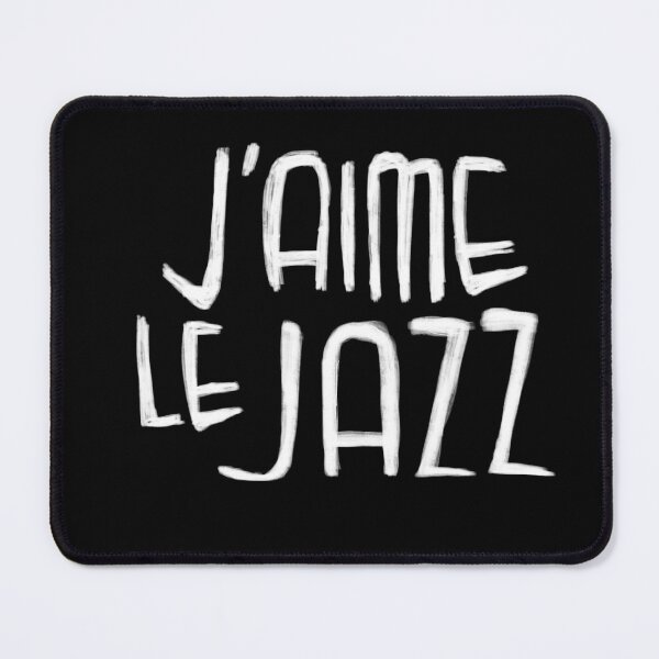 Item preview, Jazz Music Typography, I Love Jazz, J'aime le Jazz designed and sold by badlydrawnbabe.
