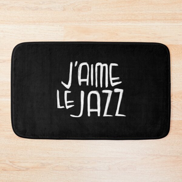 Item preview, Jazz Music Typography, I Love Jazz, J'aime le Jazz designed and sold by badlydrawnbabe.