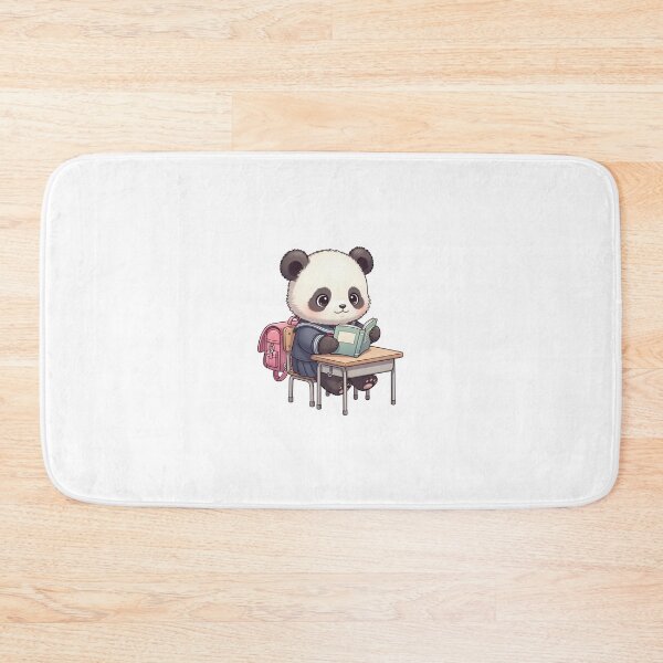Item preview, Kawaii panda at school designed and sold by PanDooVibe.