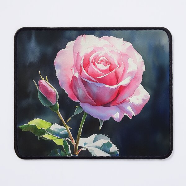 Item preview, Single Pink Rose designed and sold by laurashawart.
