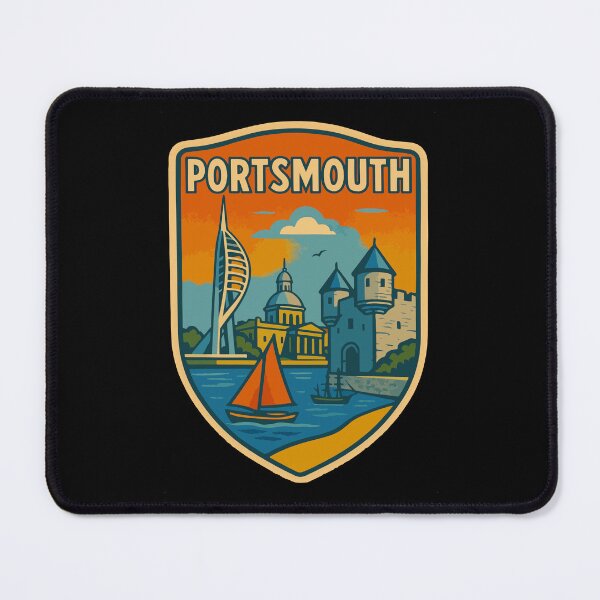 Item preview, Portsmouth Travel Souvenir Sticker designed and sold by rogue-design.
