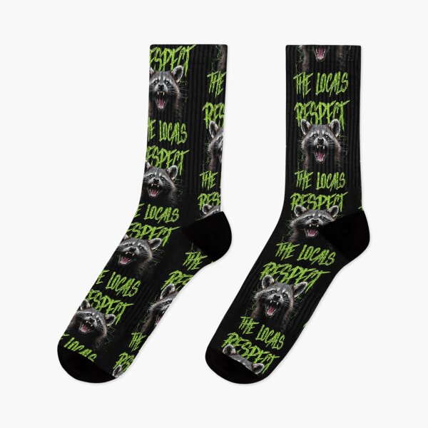Item preview, Respect The Locals Funny Raccoon Street Cat designed and sold by JRRTs.