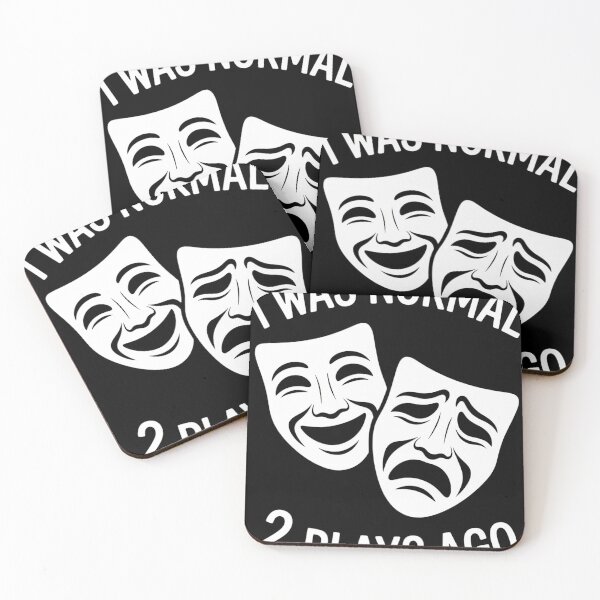 Item preview, Cool Theater Drama Actor Comedy Tragedy Masks designed and sold by Sea4Adventures.
