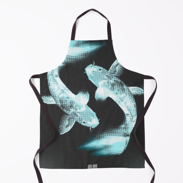 Item preview, Koi Carp Light Blue Motion Blur – Glitch Pixel Art designed and sold by judepsd.