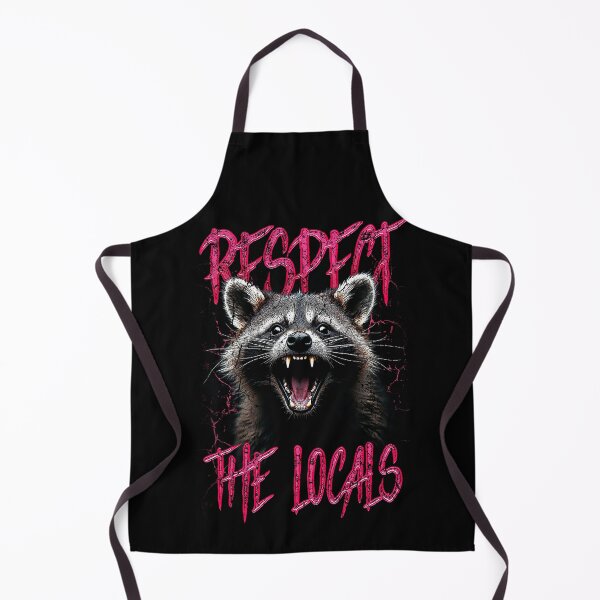 Item preview, Respect The Locals Funny Raccoon Street Cat designed and sold by JRRTs.