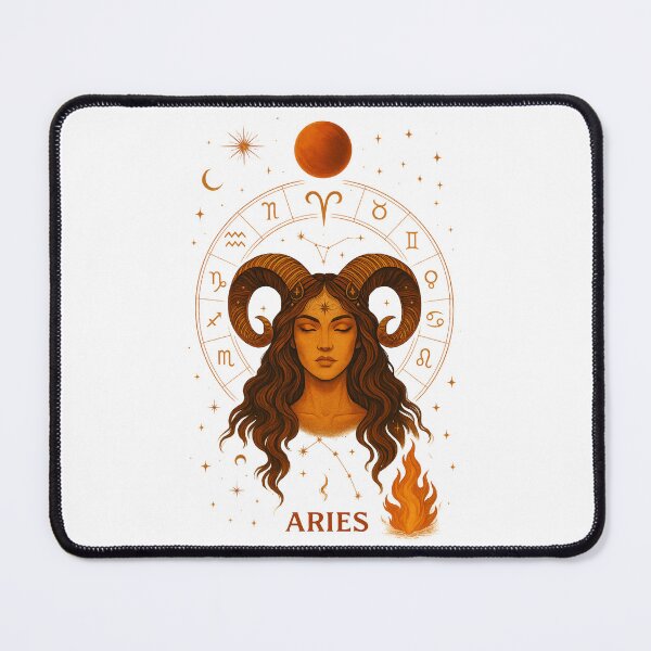 Item preview, Aries Horoscope Design – March & April Birthday Gift designed and sold by VeroChaos.