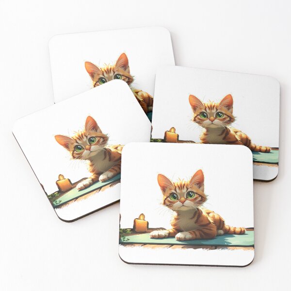 Item preview, Yoga Cat in Relaxing Pose designed and sold by Pixelzo.