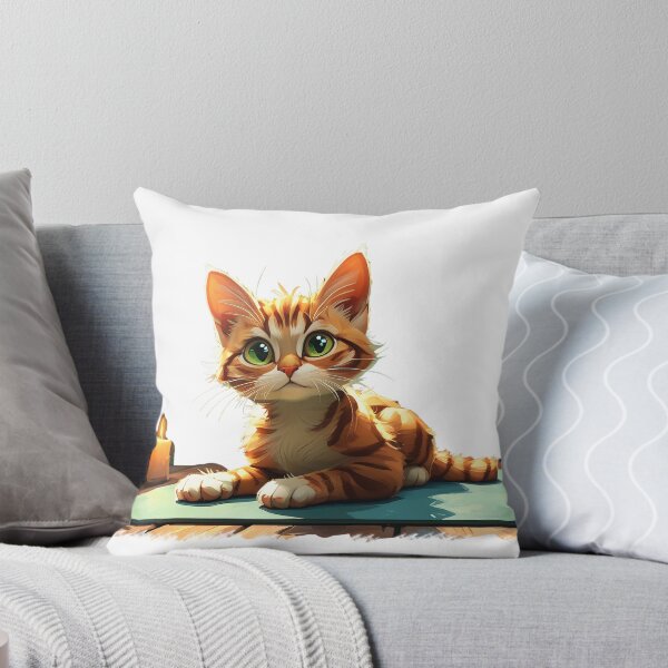 Item preview, Yoga Cat in Relaxing Pose designed and sold by Pixelzo.