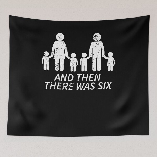 Item preview, And Then There Was Six Shirt Cute Pregnancy Family Shirt designed and sold by KentuckyGirlTee.