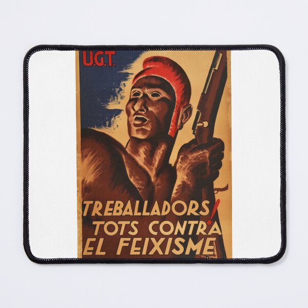 Item preview, U.G.T Spanish Civil War Poster designed and sold by Ichneumon-art.