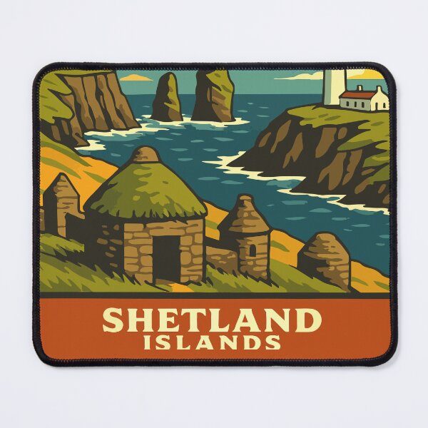 Item preview, Shetland Islands Travel Souvenir Sticker designed and sold by rogue-design.