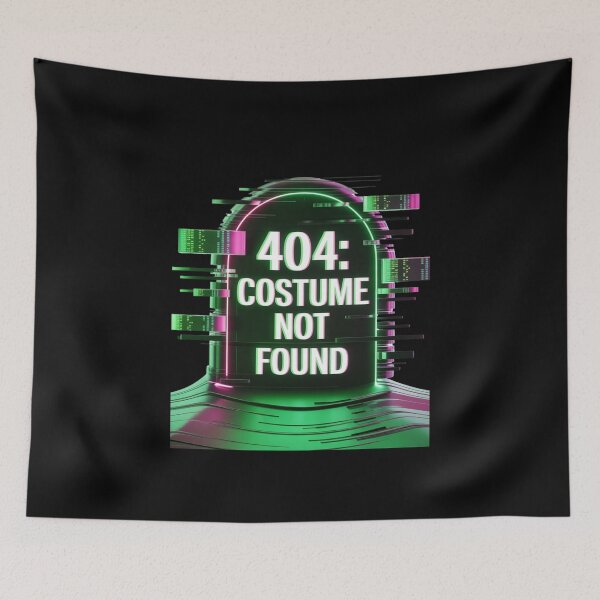 Item preview, 404 Costume Not Foun, Funny Programmer Halloween Tee Classic T-Shirt designed and sold by podlook.