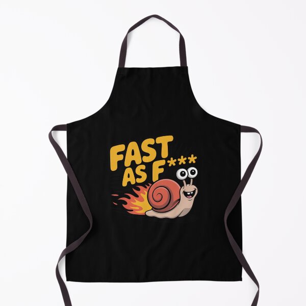 Item preview, Fast As F*** Funny Speedy Snail designed and sold by MonkiFlipp.