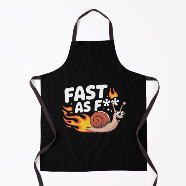Item preview, Fast As F*** Funny Speedy Snail designed and sold by MonkiFlipp.