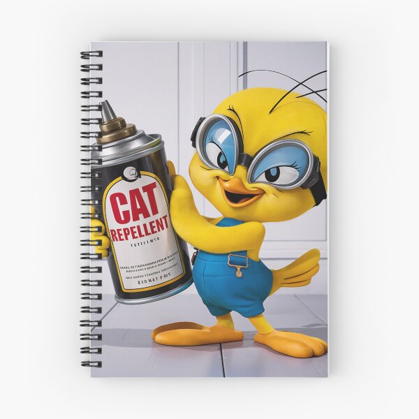 Item preview, Animated Yellow Bird With Cat Repellent  designed and sold by AnimalAirtistry.
