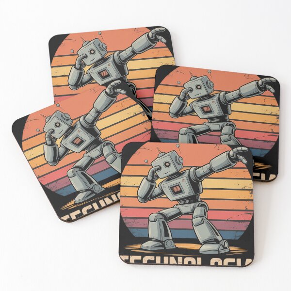 Item preview, Robot Dabbing con Tecnología Divertida al Atardecer designed and sold by Sea4Adventures.