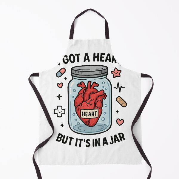 Item preview, I Got a Heart, But It’s in a Jar designed and sold by Uglyandcute.