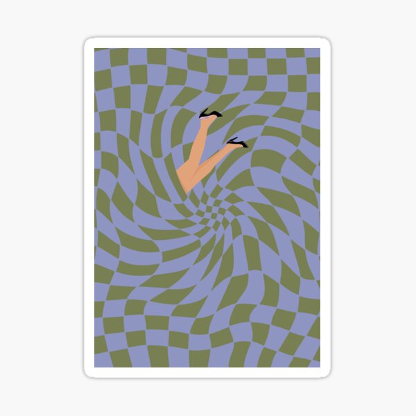 Item preview, Falling Heels Optical Illusion – Trippy Retro Vortex Art designed and sold by Lala and Jull.