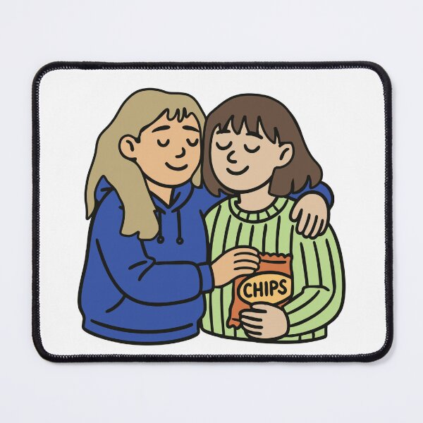 Item preview, Just Her and I- WLW Couple Illustration designed and sold by Talia Designs.