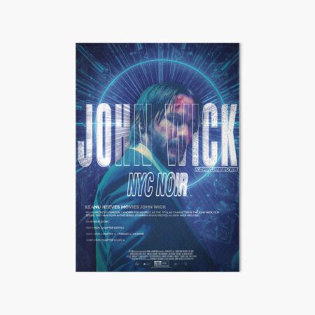Item preview, John Wick – NYC Noir (Keanu Reeves Fan Art) designed and sold by Shopunte.