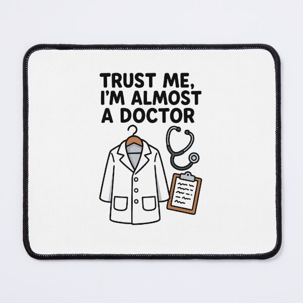 Item preview, Trust Me, I'm Almost a Doctor designed and sold by Uglyandcute.