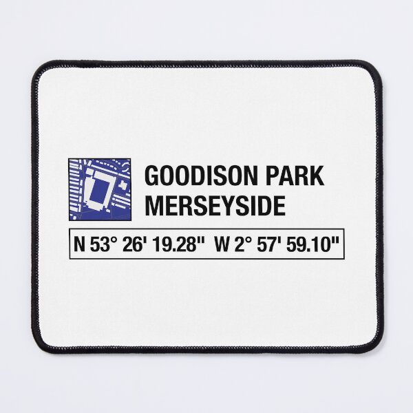 Item preview, Goodison Park, Everton, Merseyside - Coordinates designed and sold by Cairngorm Designs.