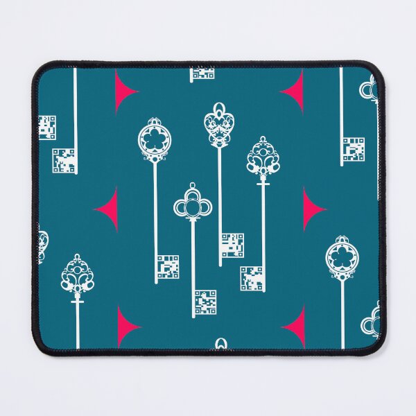 Item preview, Unlocking Secrets: Vintage Hand-Drawn Keys with QR Codes designed and sold by Starpuffdesign.
