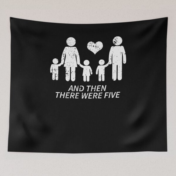 Item preview, And Then There Were Five Shirt Cute Pregnancy Family Shirt designed and sold by KentuckyGirlTee.