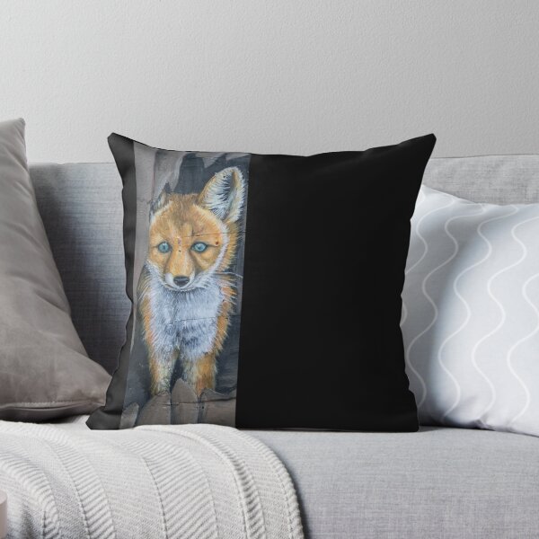 Little Foxy Throw Pillow