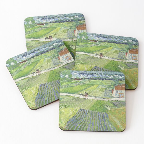 Item preview, Landscape with a Carriage and a Train by Van Gogh designed and sold by KAI-Studio.