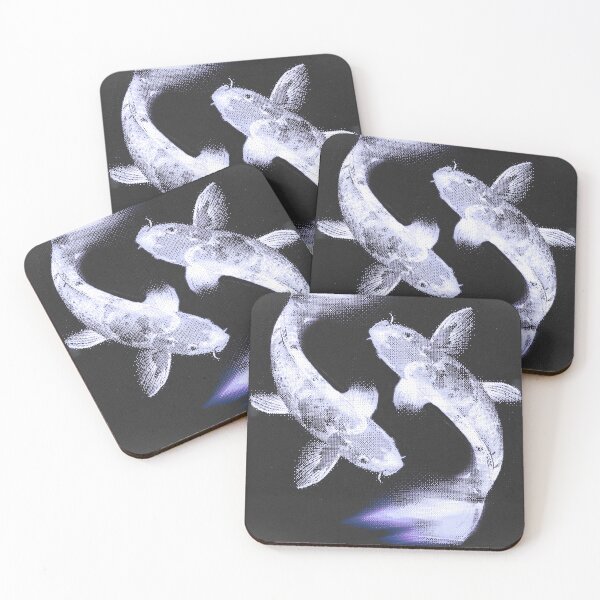 Item preview, Koi Carp Purple Motion Blur – Glitch Pixel Art designed and sold by judepsd.