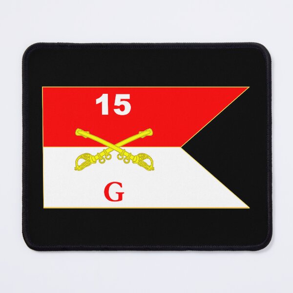 Item preview, Army - G Troop Guidon - 15th Cavalry Regiment designed and sold by Military Insignia Products.