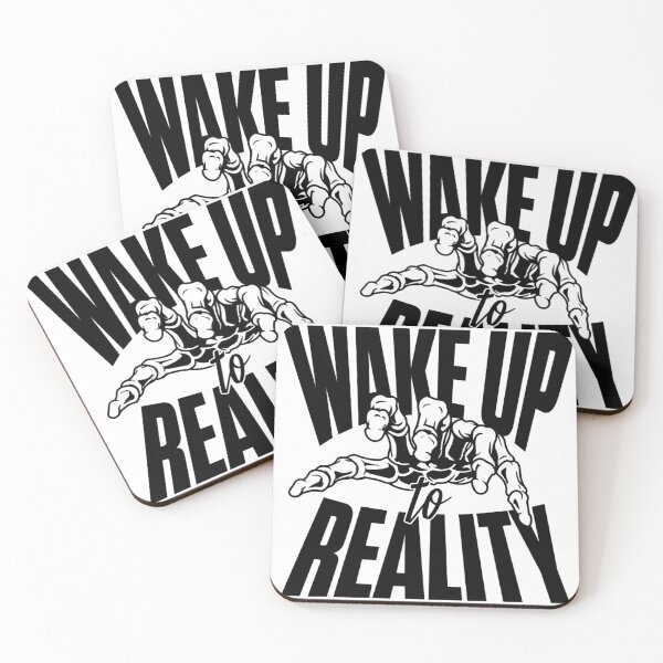 Item preview, Wake Up to Reality – Bold Anime Graphic Design designed and sold by HunterClothings.