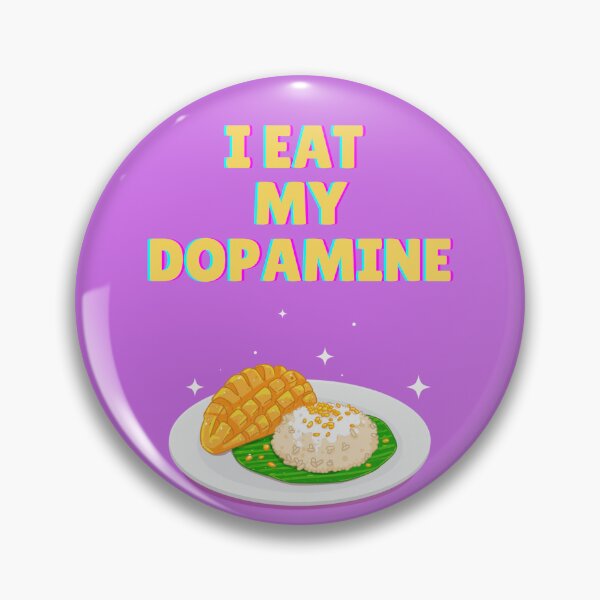 Item preview, Mango Sticky Rice Dopamine Sticker designed and sold by Crybaby Collective.