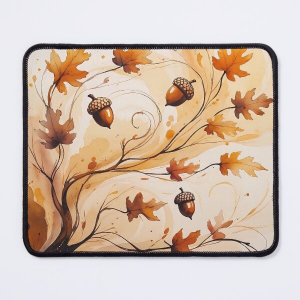 Item preview, Whispers of Autumn: Oak & Acorn in Motion designed and sold by Mos Thainique.