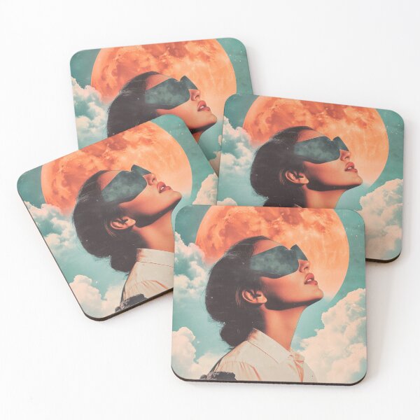 Item preview, Lunar Vision - Woman Gazing at the Moon designed and sold by Jirka Svetlik, Studio Illuvision.