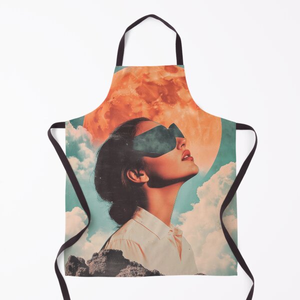 Item preview, Lunar Vision - Woman Gazing at the Moon designed and sold by Jirka Svetlik, Studio Illuvision.