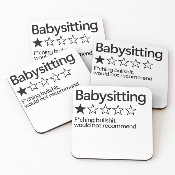 Item preview, Babysitting Would Not Recommend designed and sold by shitpostee.