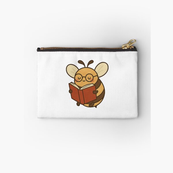 Item preview, Bee Wearing Glasses Reading a Book designed and sold by ֍ NishlaArts ֍.